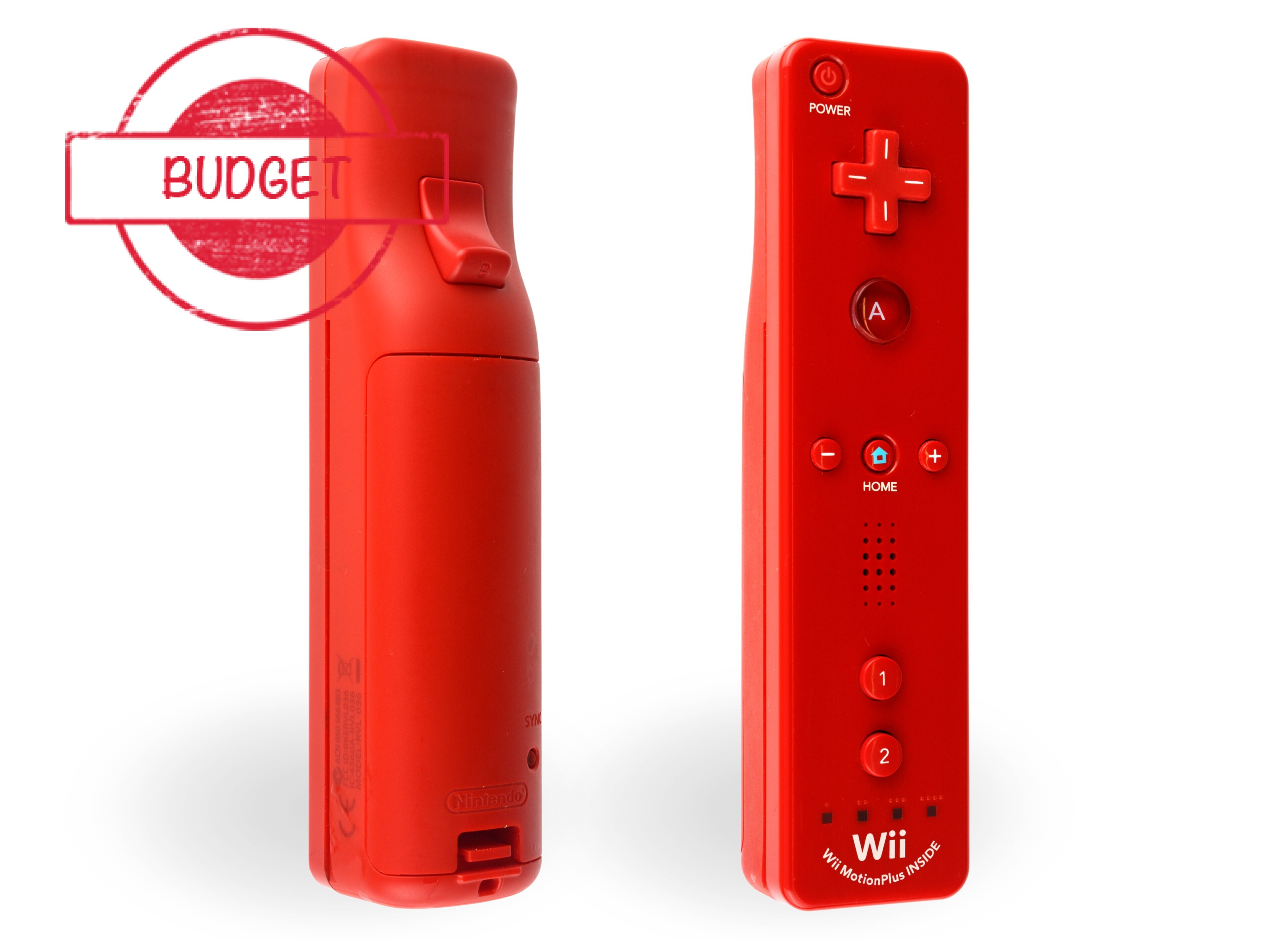Nintendo Wii Remote Controller Motion Plus Red - Budget Kopen | Wii Hardware