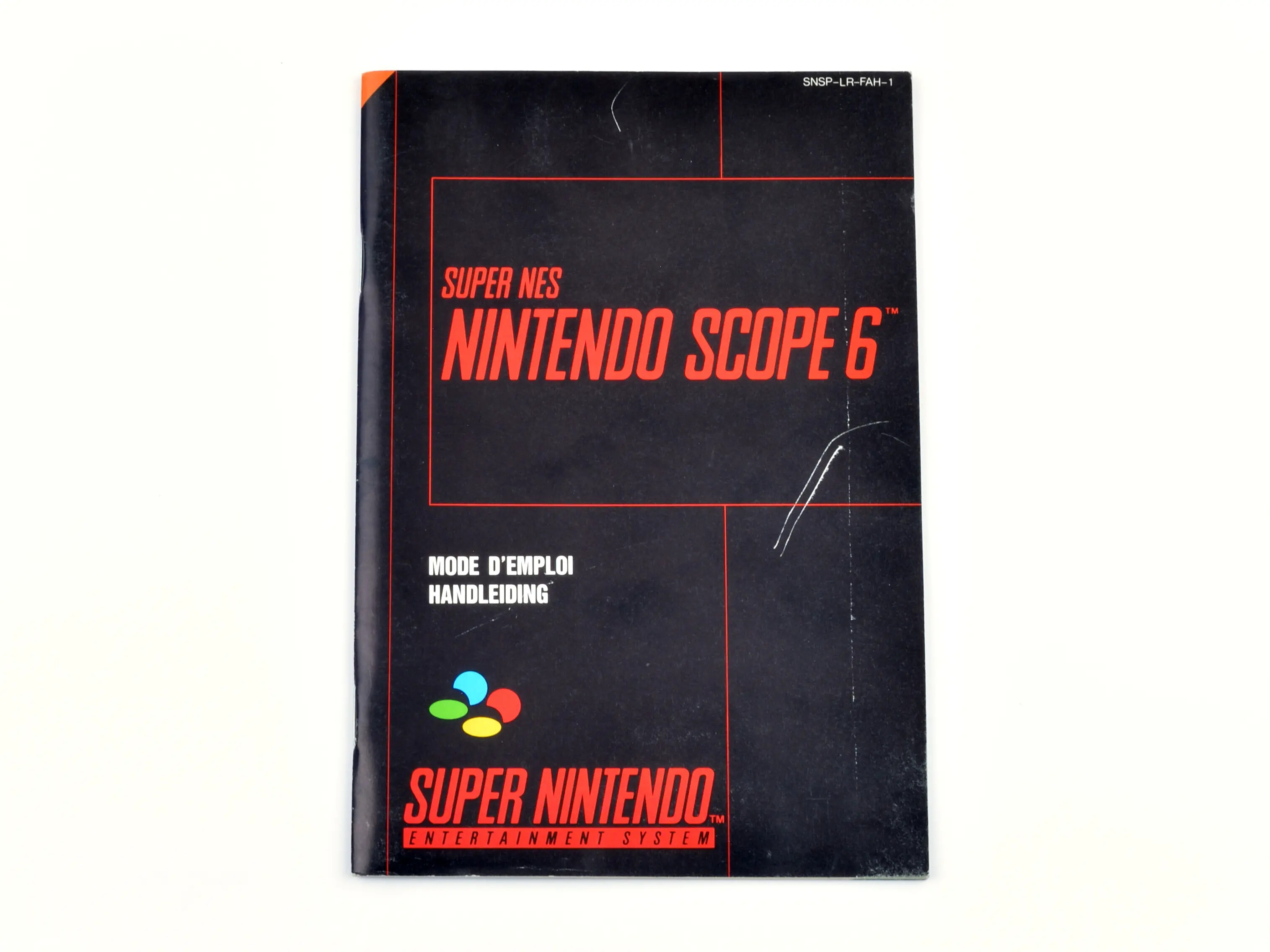 Super NES Nintendo Scope 6 - Manual - Super Nintendo Manuals
