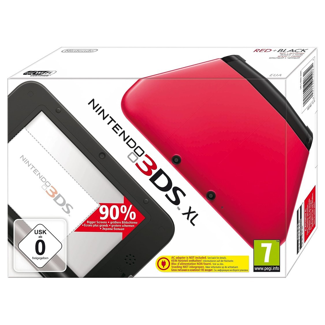 Nintendo 3DS XL - Red/Black [Complete] - Nintendo 3DS Hardware