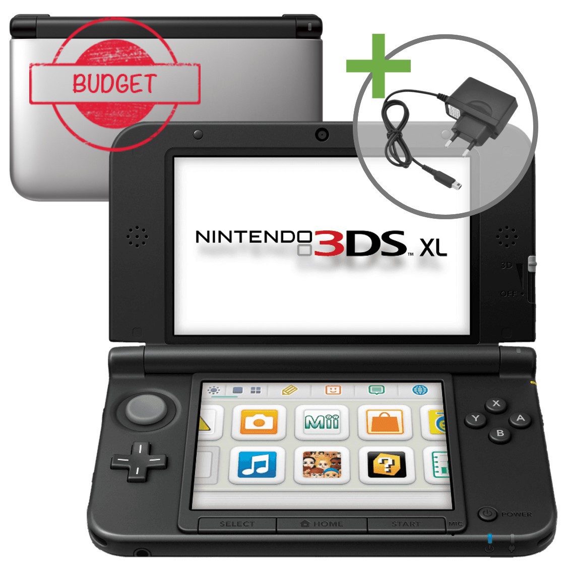 Nintendo 3DS XL - Silver/Black - Budget Kaufen | Nintendo 3DS Hardware