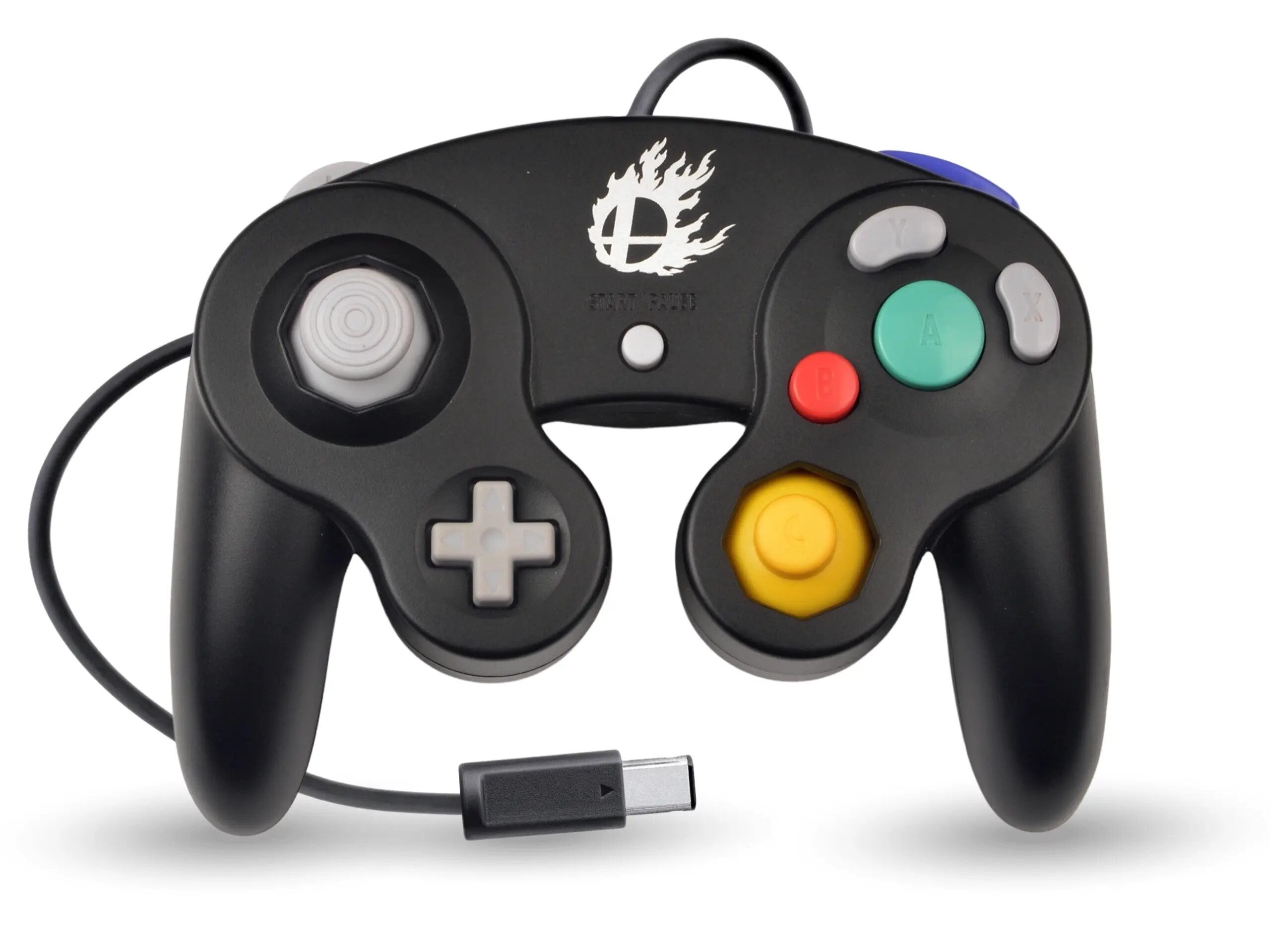 Nintendo GameCube Controller Smash 4 Black - Gamecube Hardware