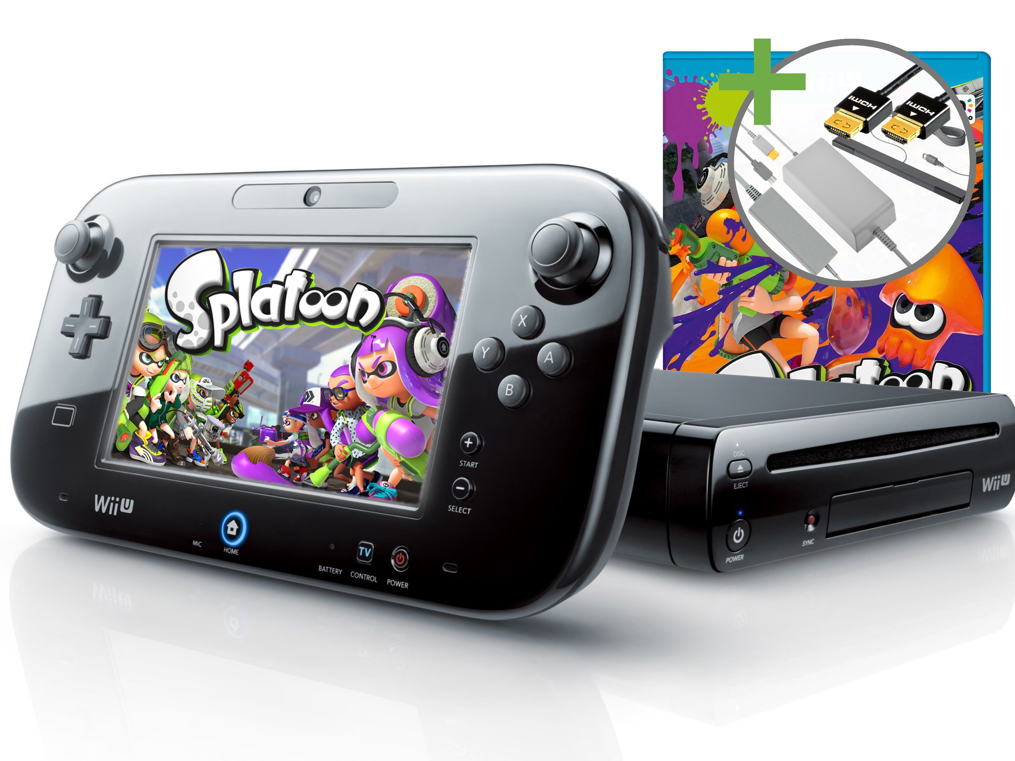 Nintendo Wii U Starter Pack - Splatoon Edition [Complete] - Wii U Hardware - 2