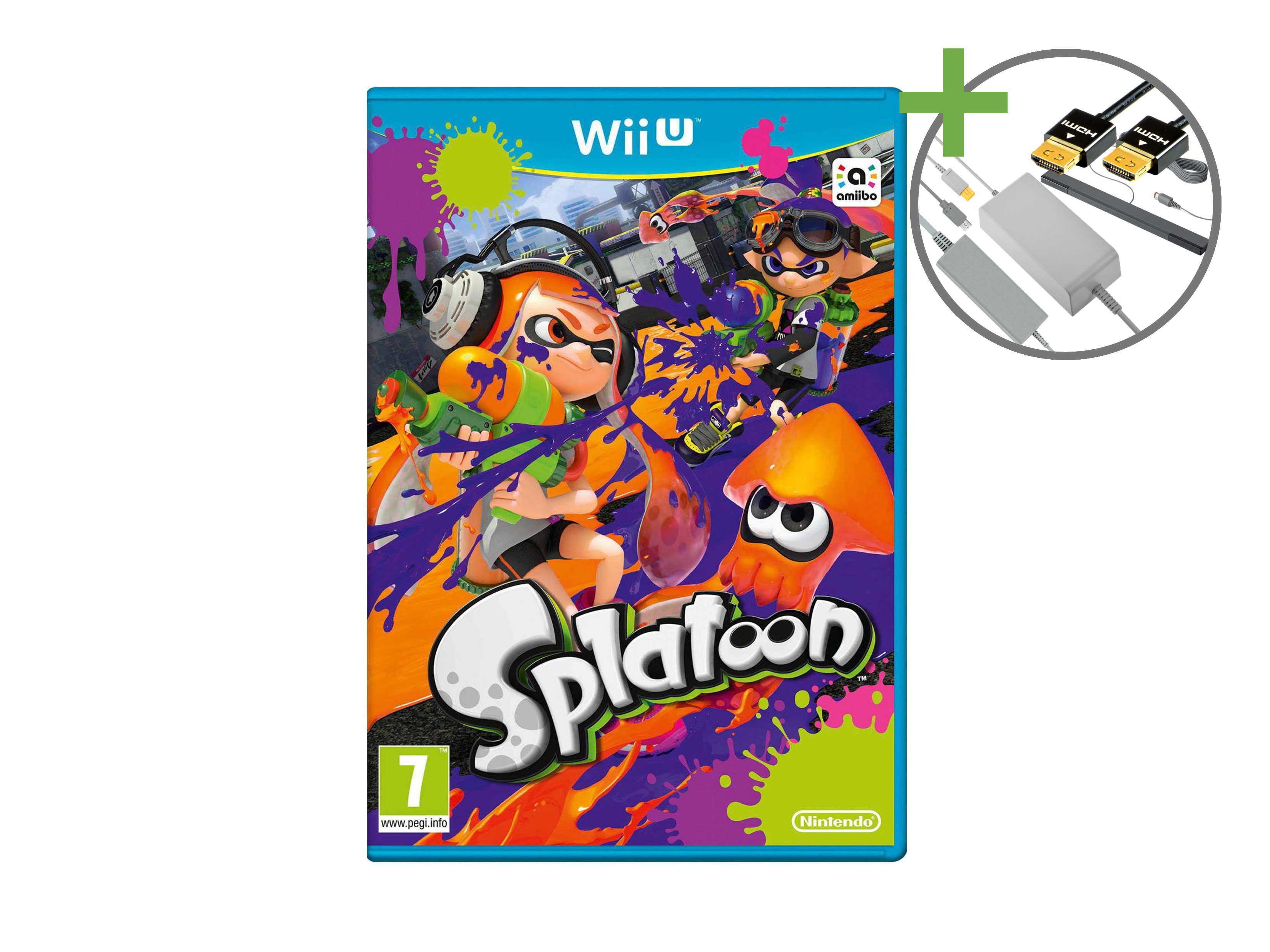Nintendo Wii U Starter Pack - Splatoon Edition [Complete] - Wii U Hardware - 5