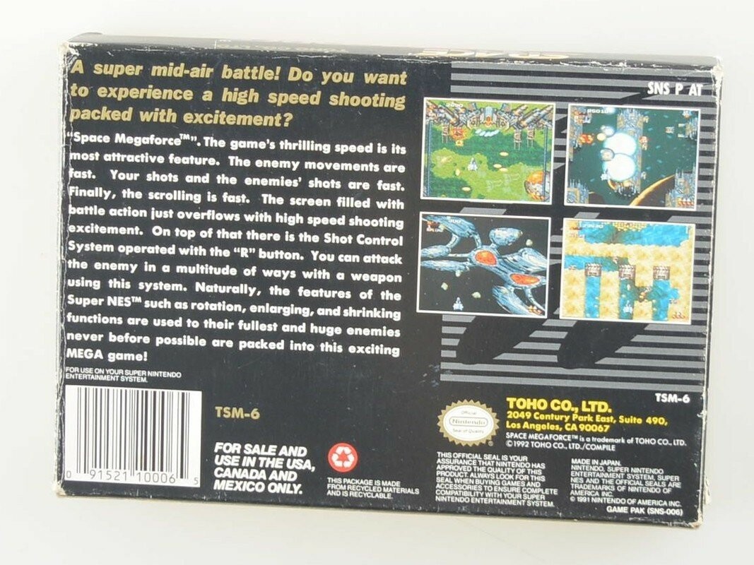 Space MegaForce [NTSC] - Super Nintendo Games [Complete] - 3