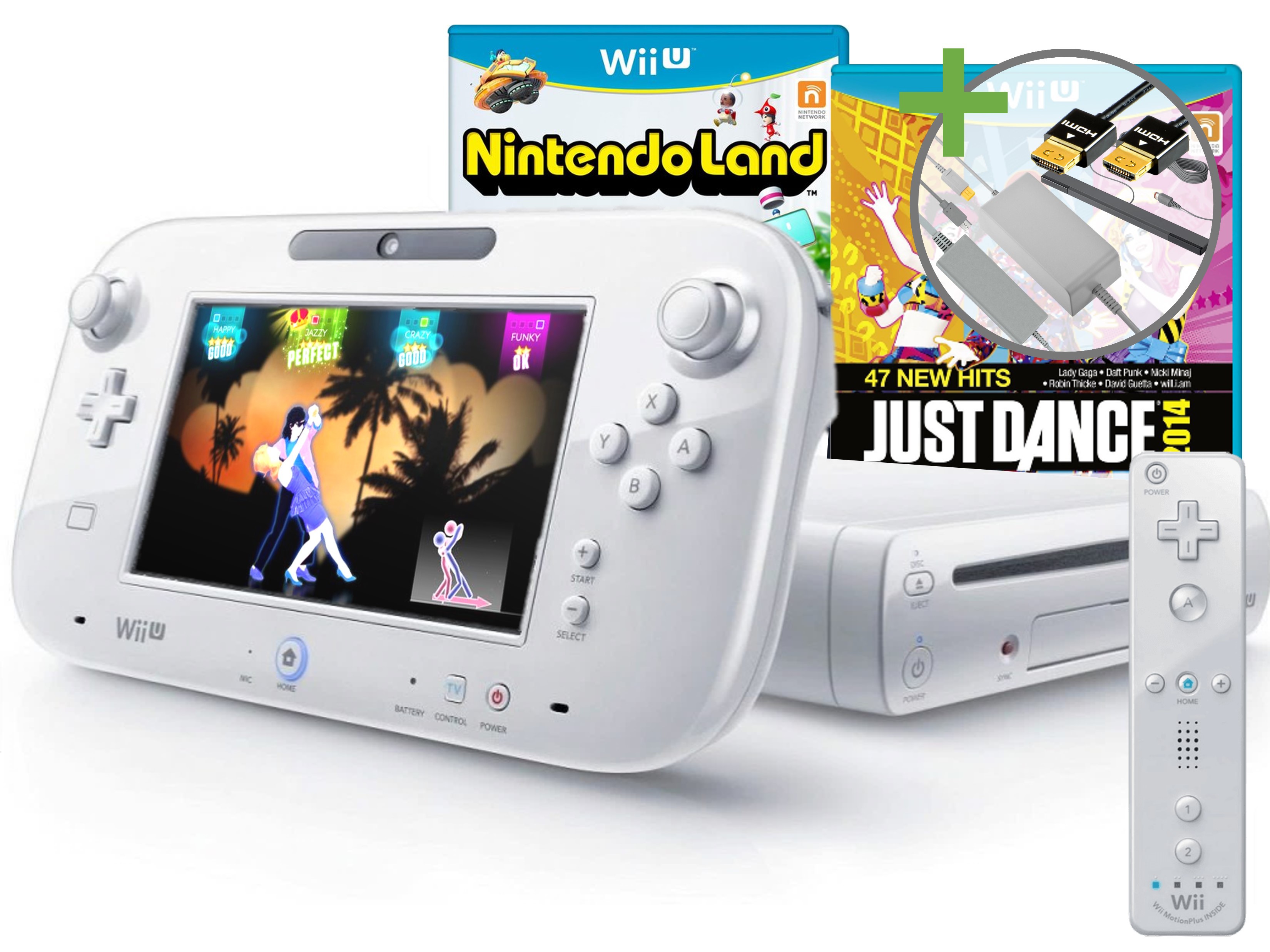 Nintendo Wii U Starter Pack - Just Dance 2014 Edition [Complete] - Wii U Hardware - 2