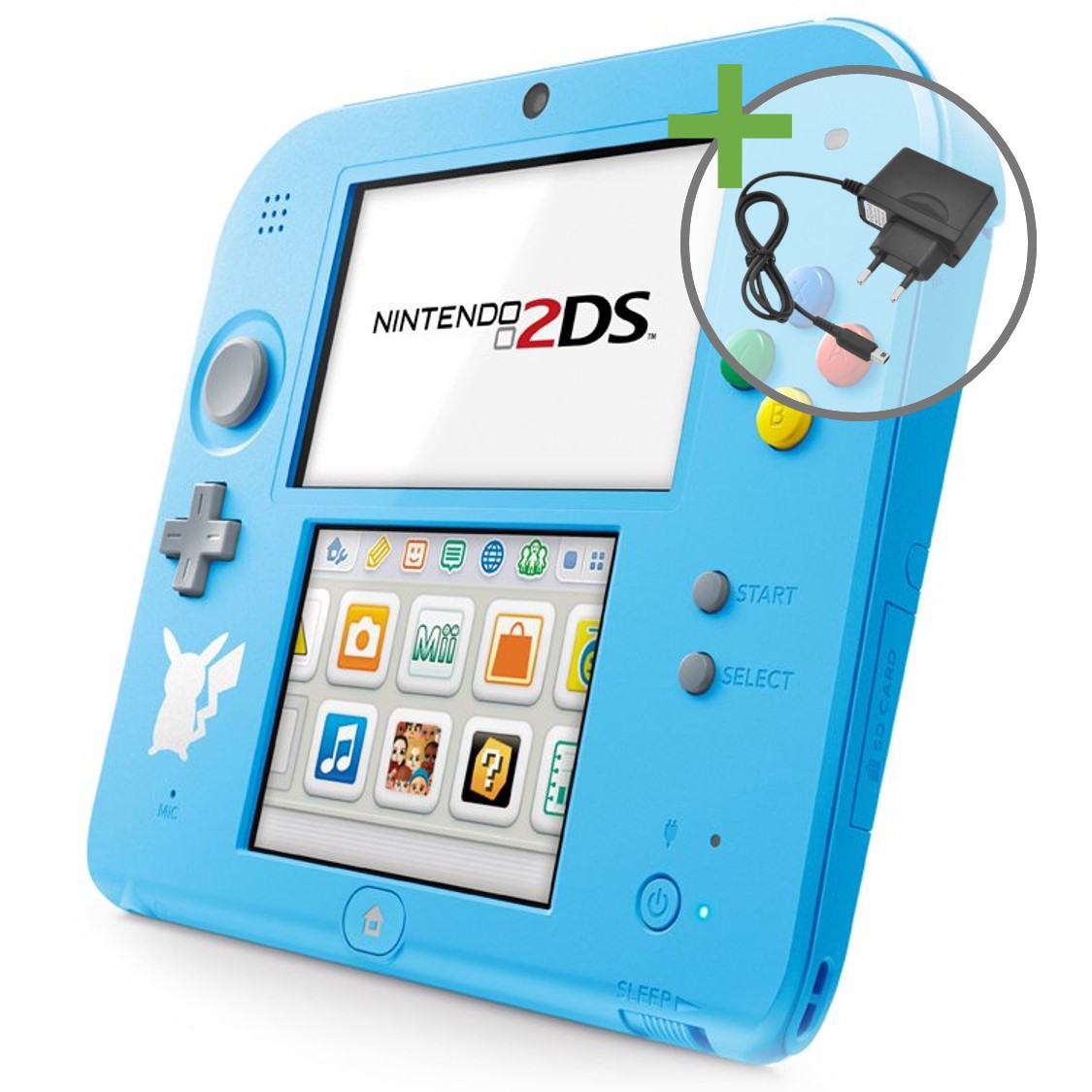Nintendo 2DS - Pokémon Sun Moon Edition - Light Blue - Nintendo 3DS Hardware