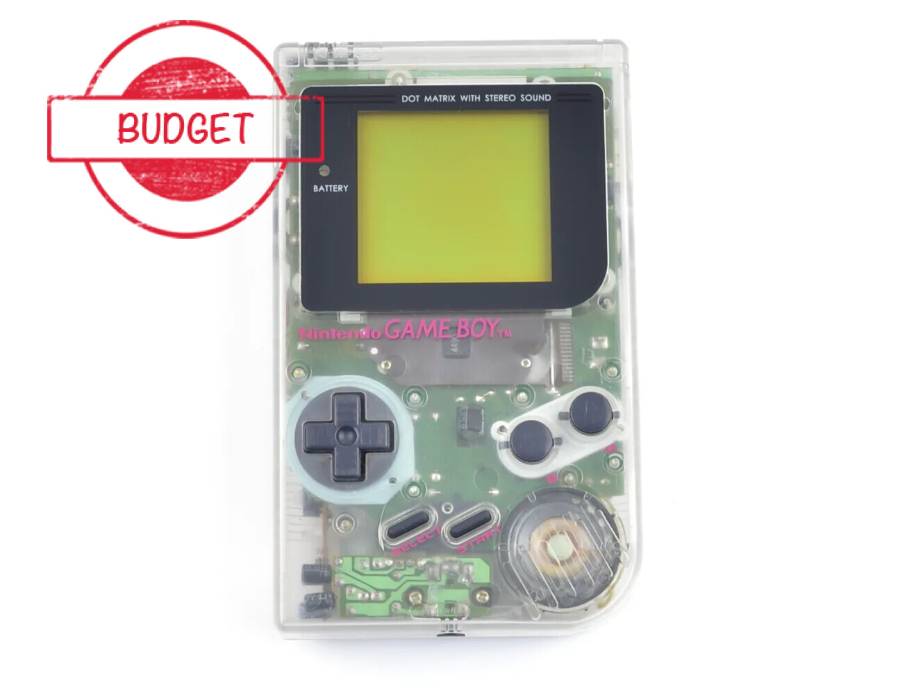 Gameboy Classic Transparent - Budget - Gameboy Classic Hardware
