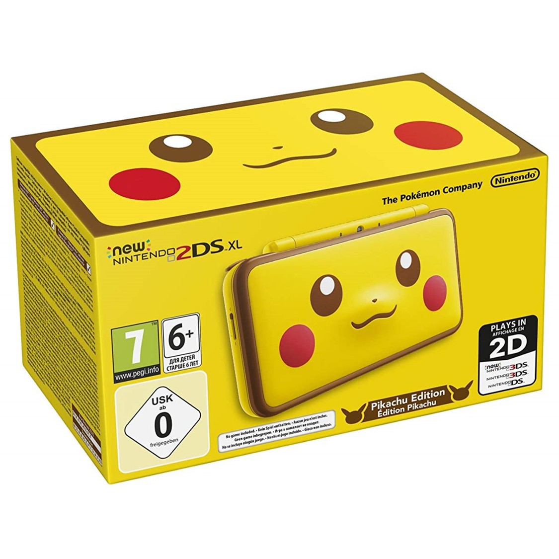 New Nintendo 2DS XL - Pikachu Edition [Complete] - Nintendo 3DS Hardware