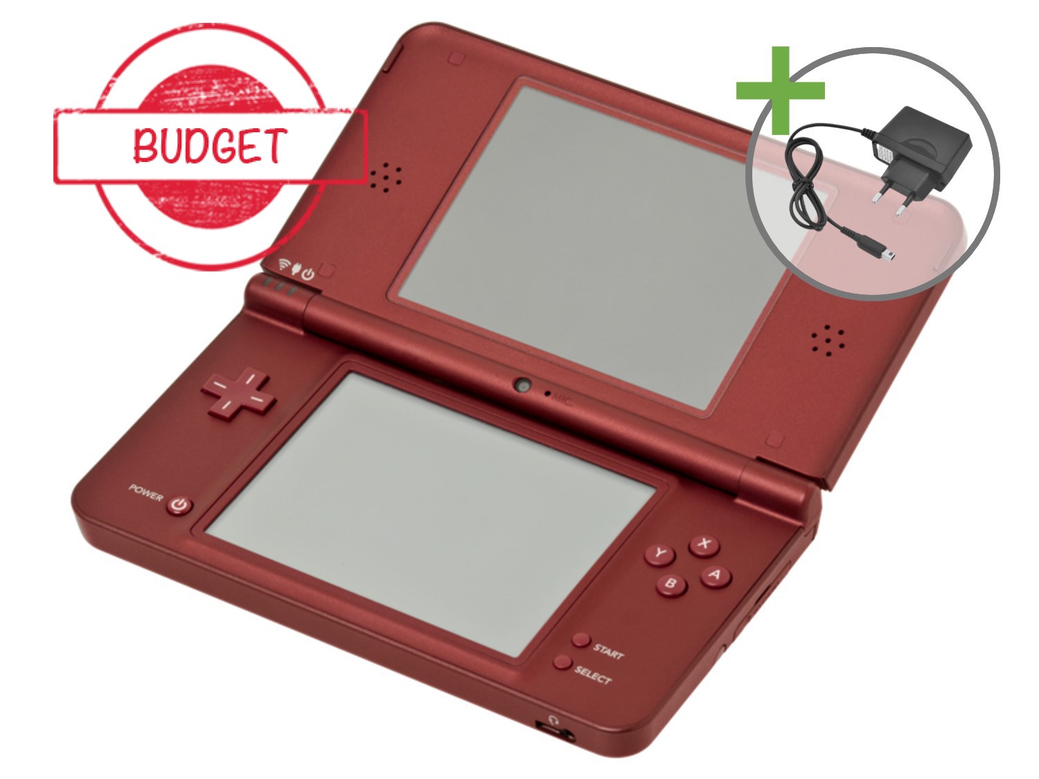 Nintendo DSi XL - Bordeaux Red - Budget - Nintendo DS Hardware