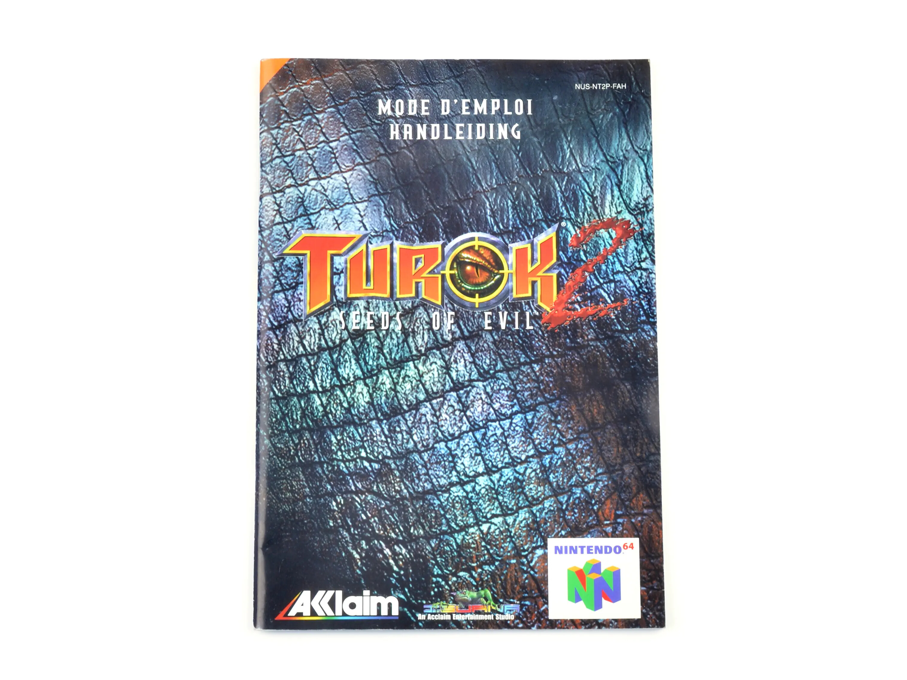 Turok 2 Seeds of Evil - Manual - Nintendo 64 Manuals