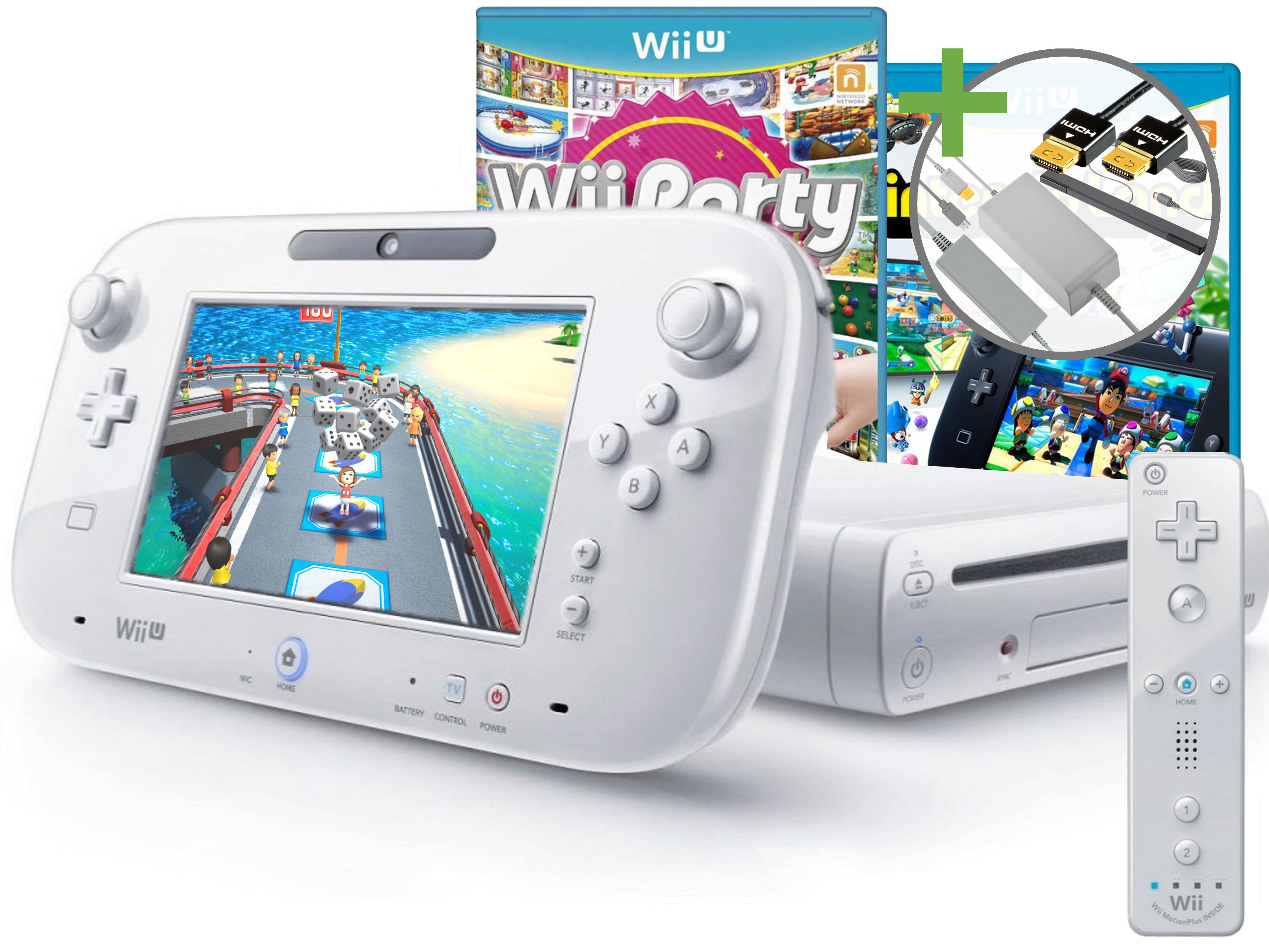 Nintendo Wii U Starter Pack - Wii Party U Edition [Complete] - Wii U Hardware - 2