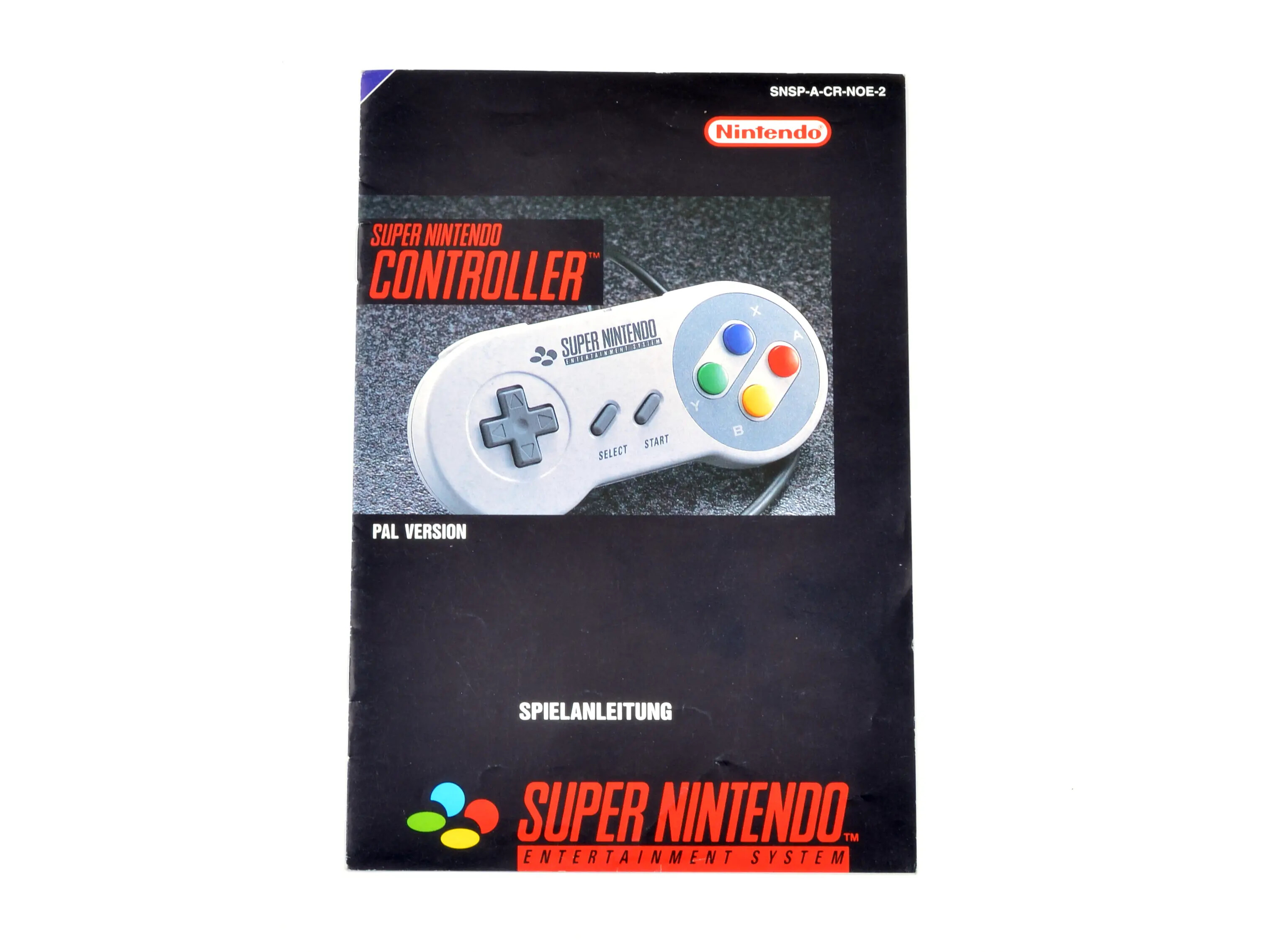 Originele Super Nintendo Controller (German) - Manual - Super Nintendo Manuals