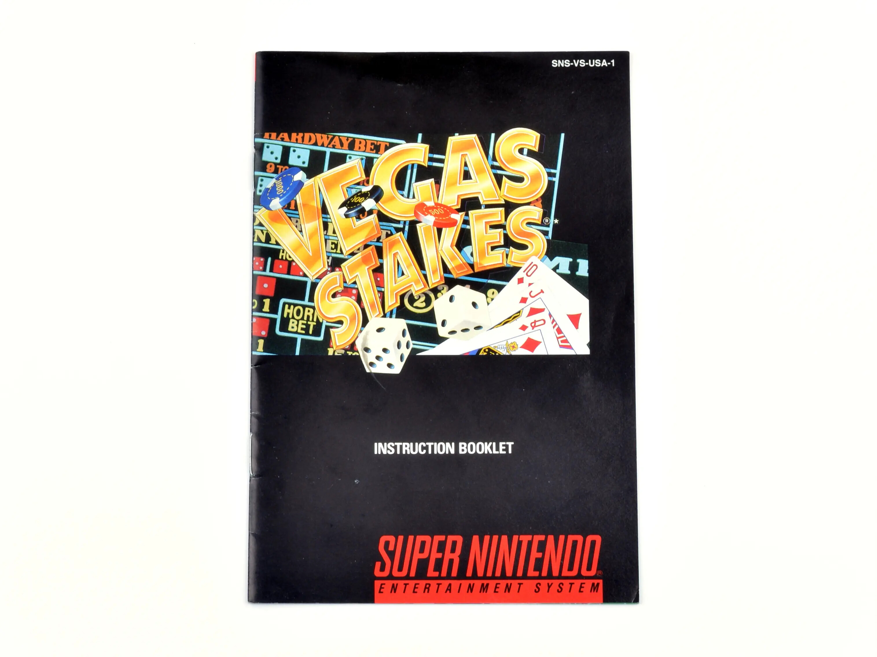 Vegas Stakes - Manual - Super Nintendo Manuals