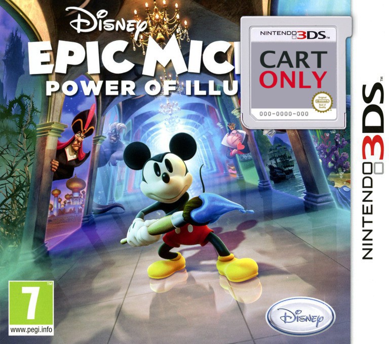 Disney Epic Mickey - Power of Illusion - Cart Only - Nintendo 3DS Games