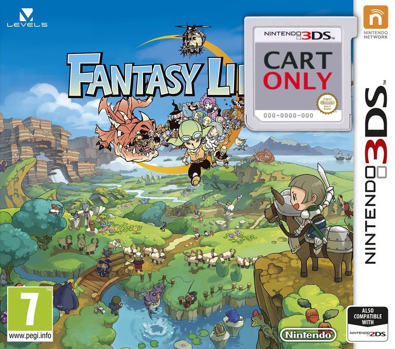 Fantasy Life - Cart Only - Nintendo 3DS Games