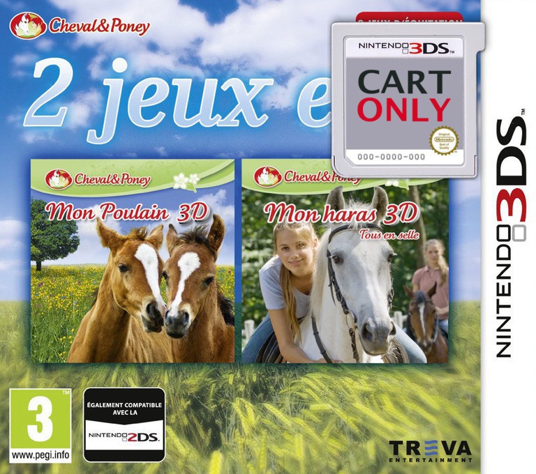 2 in 1 Horses & Foal: My Foal 3D + My Riding Stables 3D - Rivals in the Saddle - Cart Only Kaufen | Nintendo 3DS Games