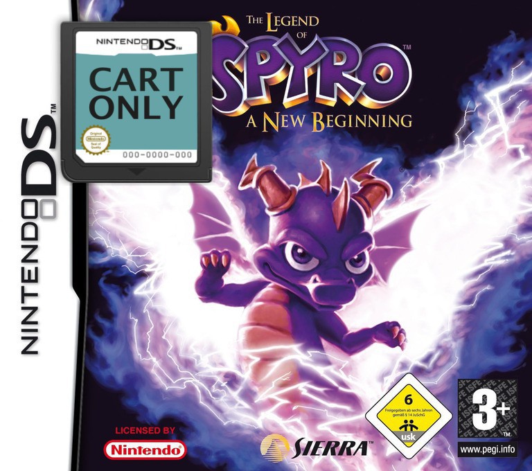The Legend of Spyro - A New Beginning - Cart Only - Nintendo DS Games