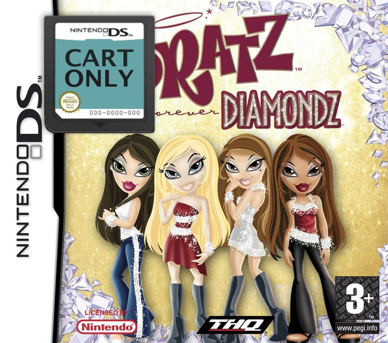 Bratz - Forever Diamondz - Cart Only - Nintendo DS Games