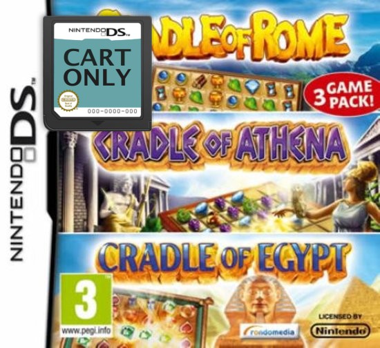 3 Game Pack! - Cradle of Rome + Cradle of Athena + Cradle of Egypt - Cart Only Kaufen | Nintendo DS Games