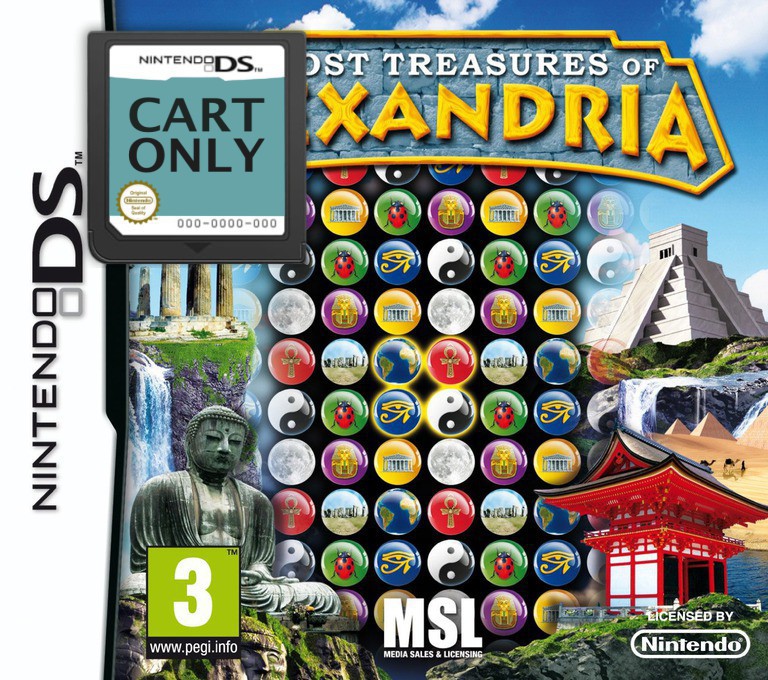 The Lost Treasures of Alexandria - Cart Only - Nintendo DS Games