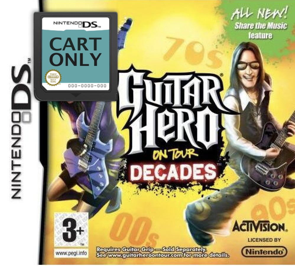 Guitar Hero - On Tour - Decades - Cart Only - Nintendo DS Games
