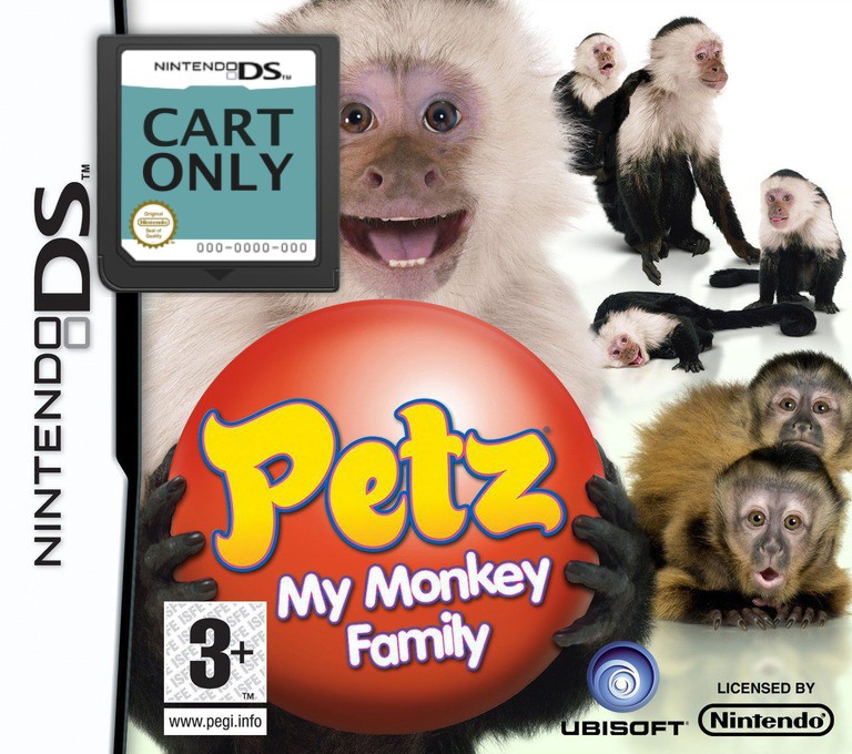 Petz - My Monkey Family - Cart Only - Nintendo DS Games