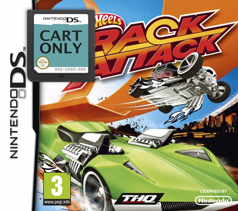 Hot Wheels - Track Attack - Cart Only - Nintendo DS Games