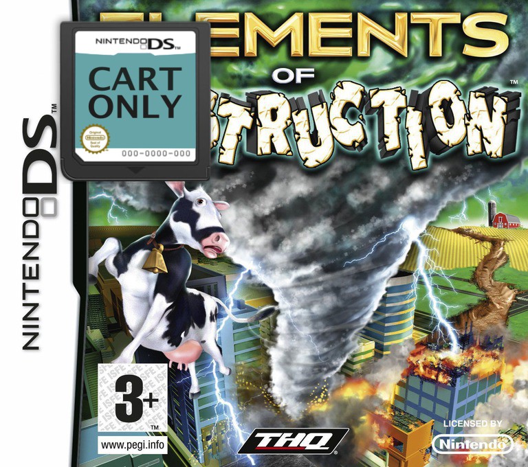 Elements of Destruction - Cart Only - Nintendo DS Games