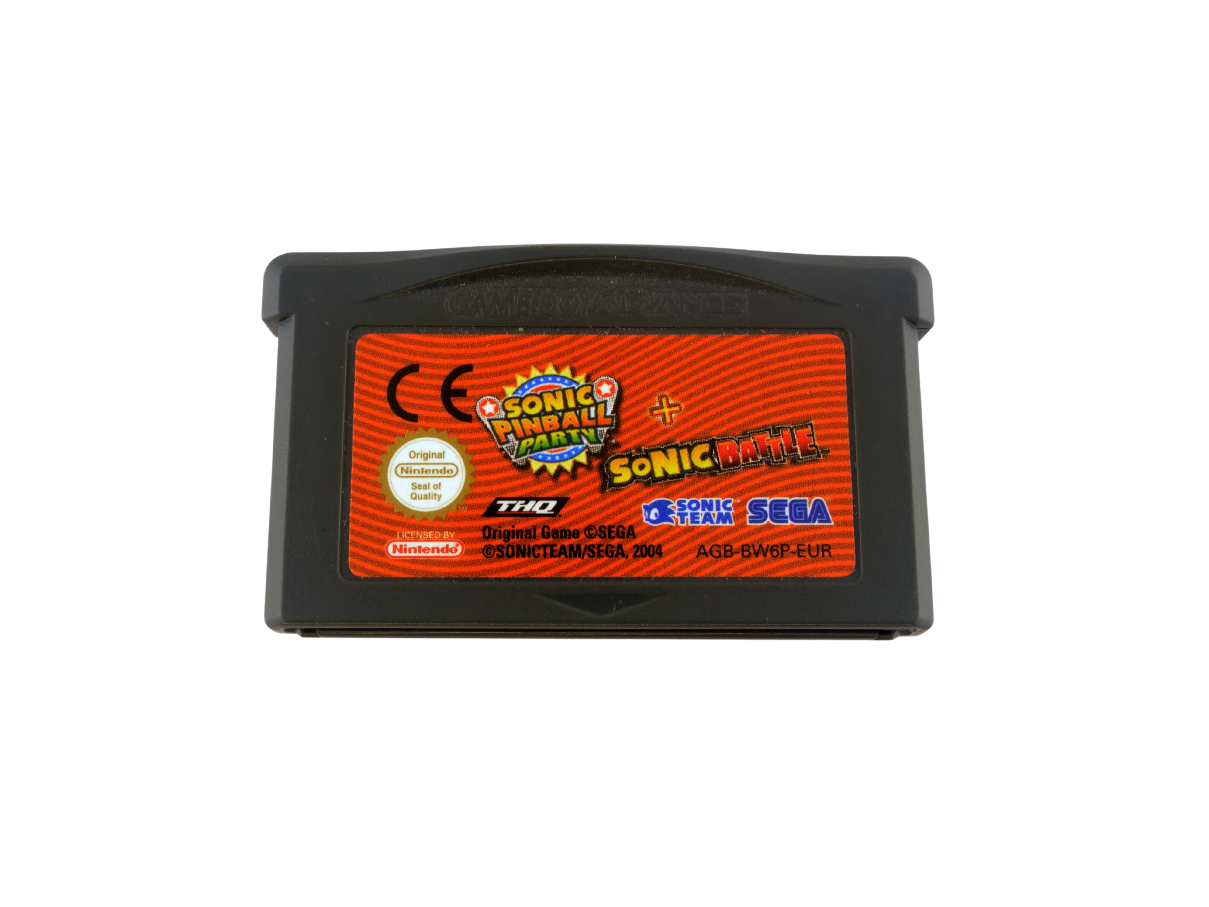 Sonic Pinball Party + Sonic Battle - Gameboy Advance Games
