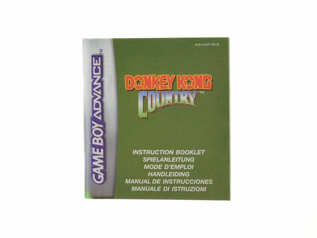 Donkey Kong Country Kopen | Gameboy Advance Manuals