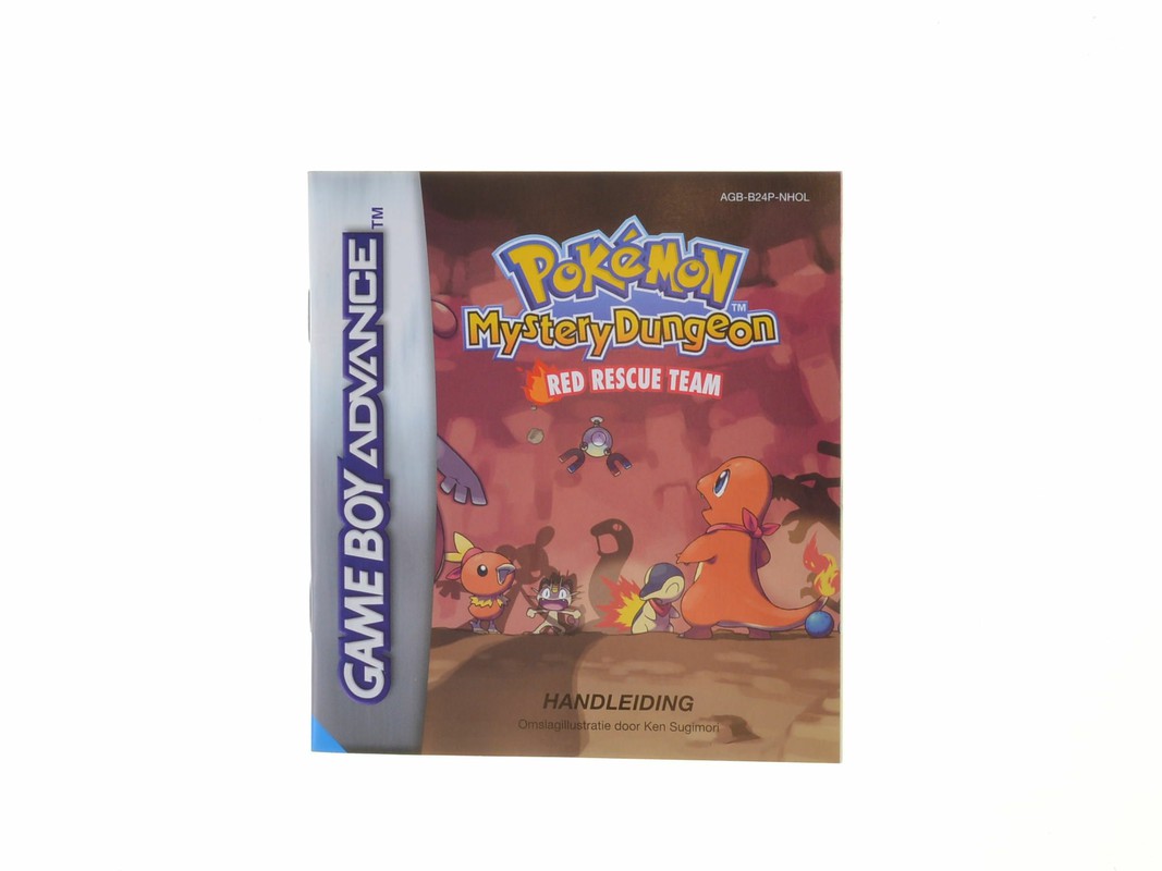 Pokemon Mystery Dungeon: Red Rescue Team Kopen | Gameboy Advance Manuals