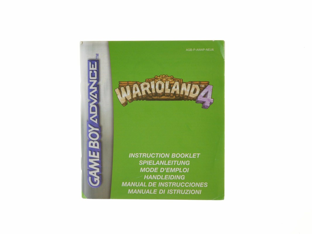 Warioland 4 Kopen | Gameboy Advance Manuals