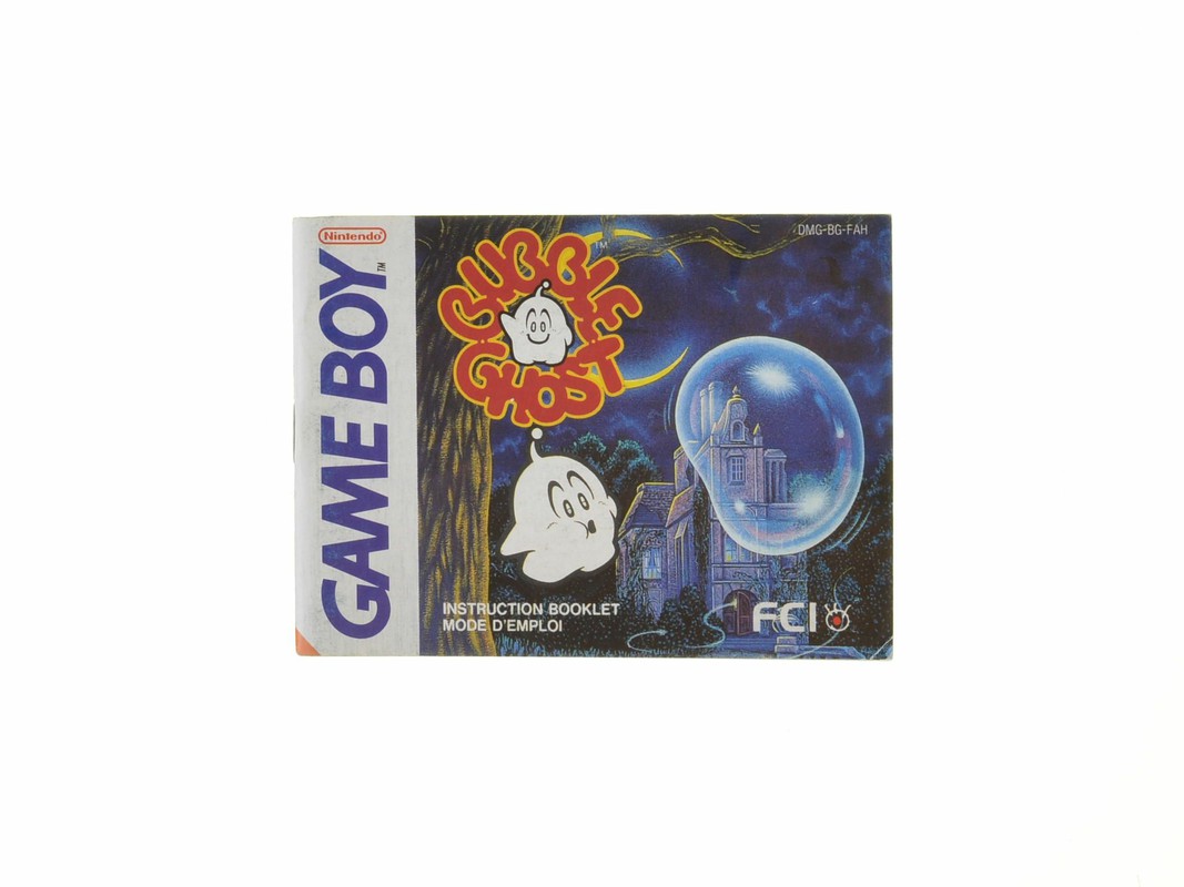 Bubble Ghost Kopen | Gameboy Classic Manuals