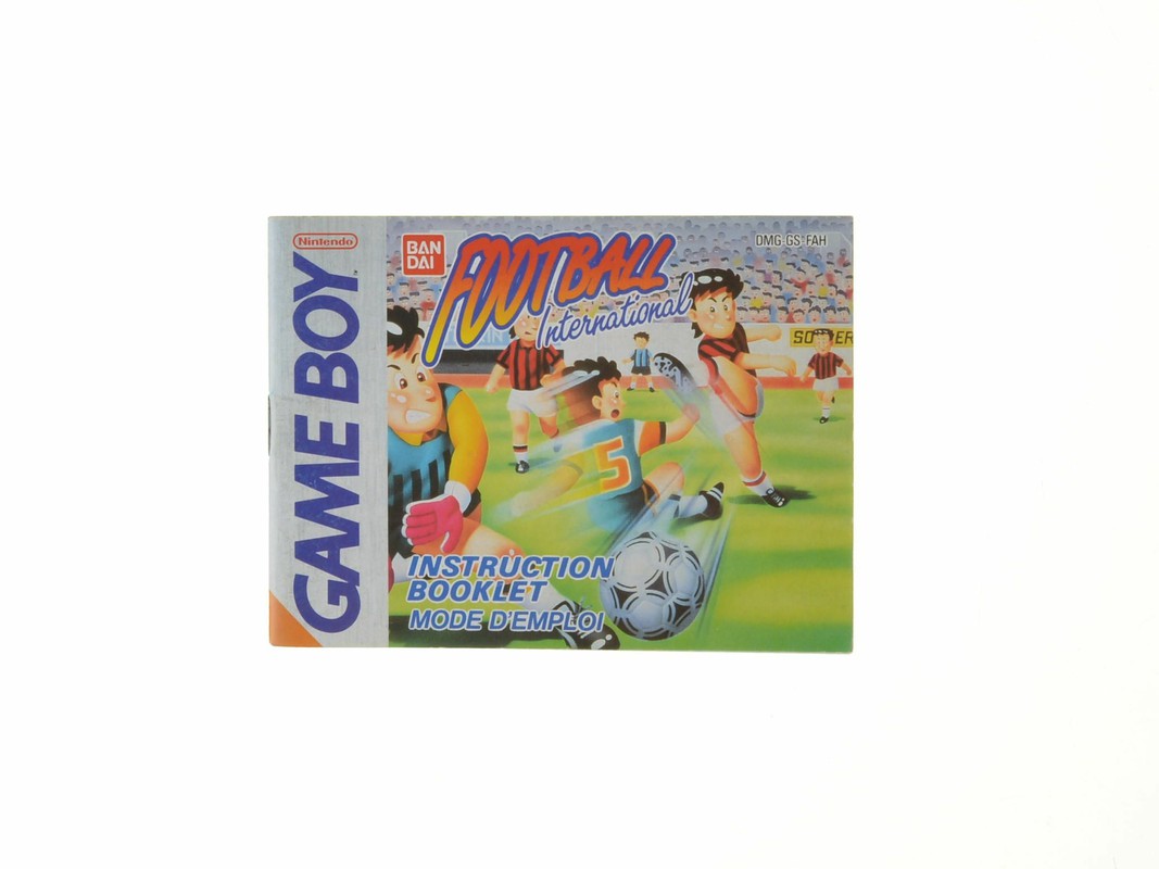 Football International Kopen | Gameboy Classic Manuals