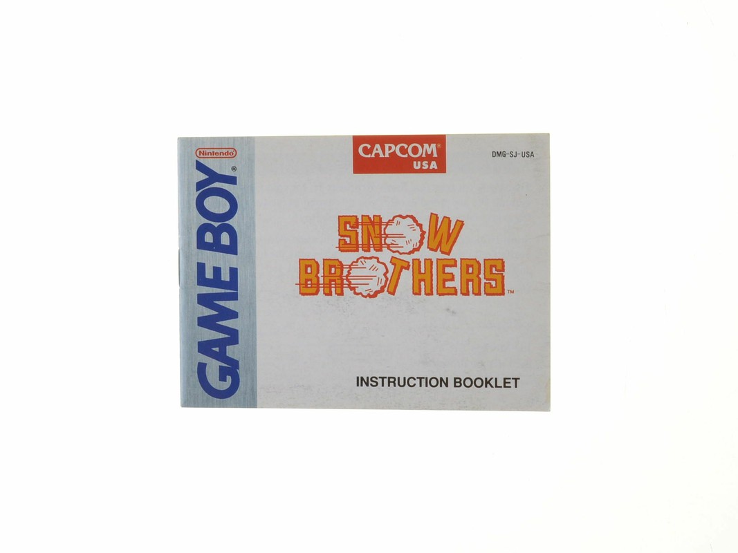 Snow Brothers Kopen | Gameboy Classic Manuals