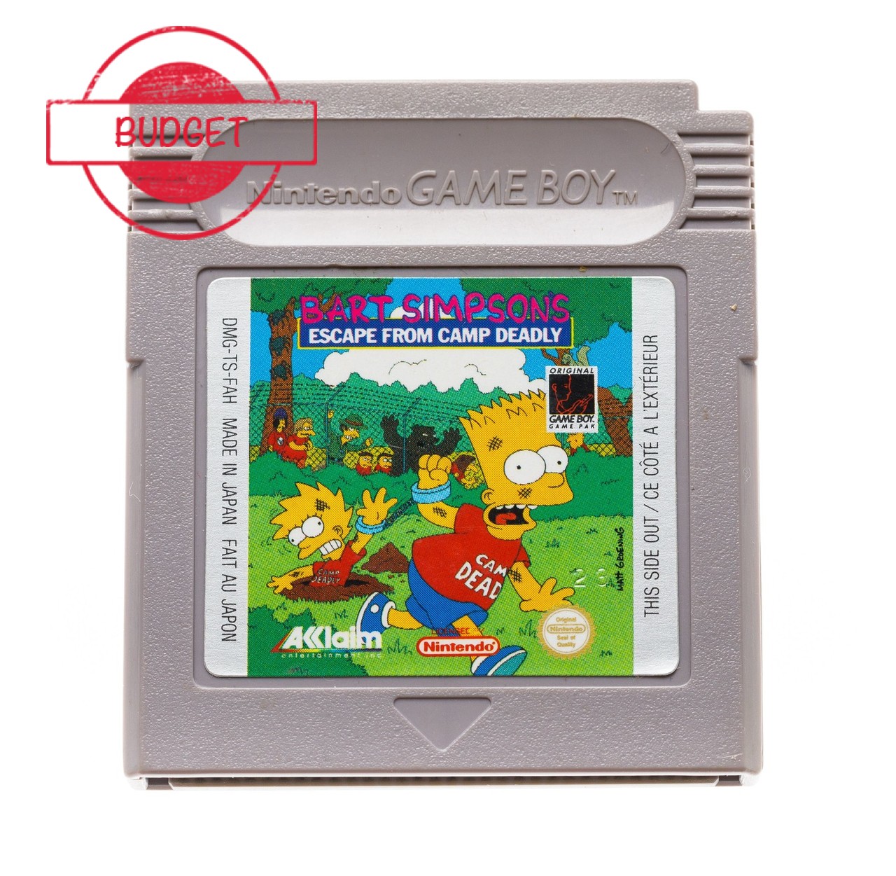 Bart Simpson's Escape from Camp Deadly - Budget Kaufen | Gameboy Classic Games
