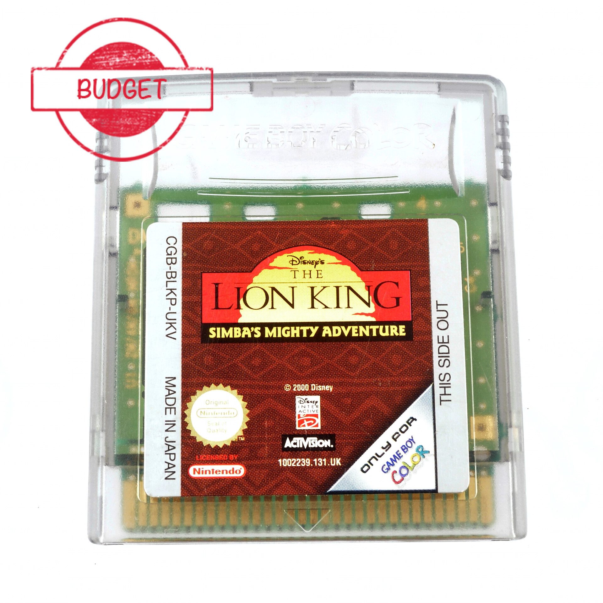 Disney's the Lion King: Simba's Mighty Adventure - Budget - Gameboy Color Games