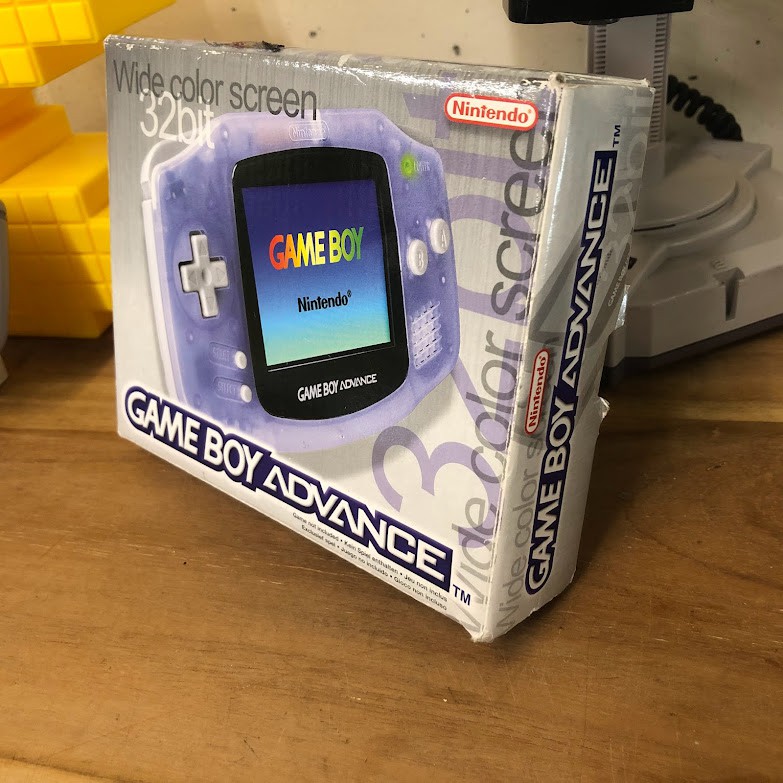 Gameboy Advance Transparent Blue [Complete]