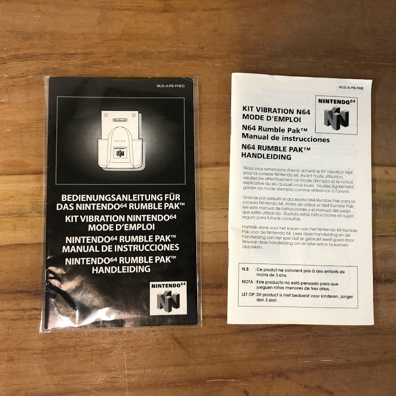 Nintendo 64 Rumble Pak [Complete]