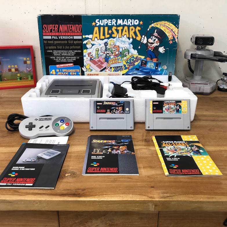 Super Nintendo Starter Pack + Super Mario All Stars  [Complete] - Super Nintendo Hardware