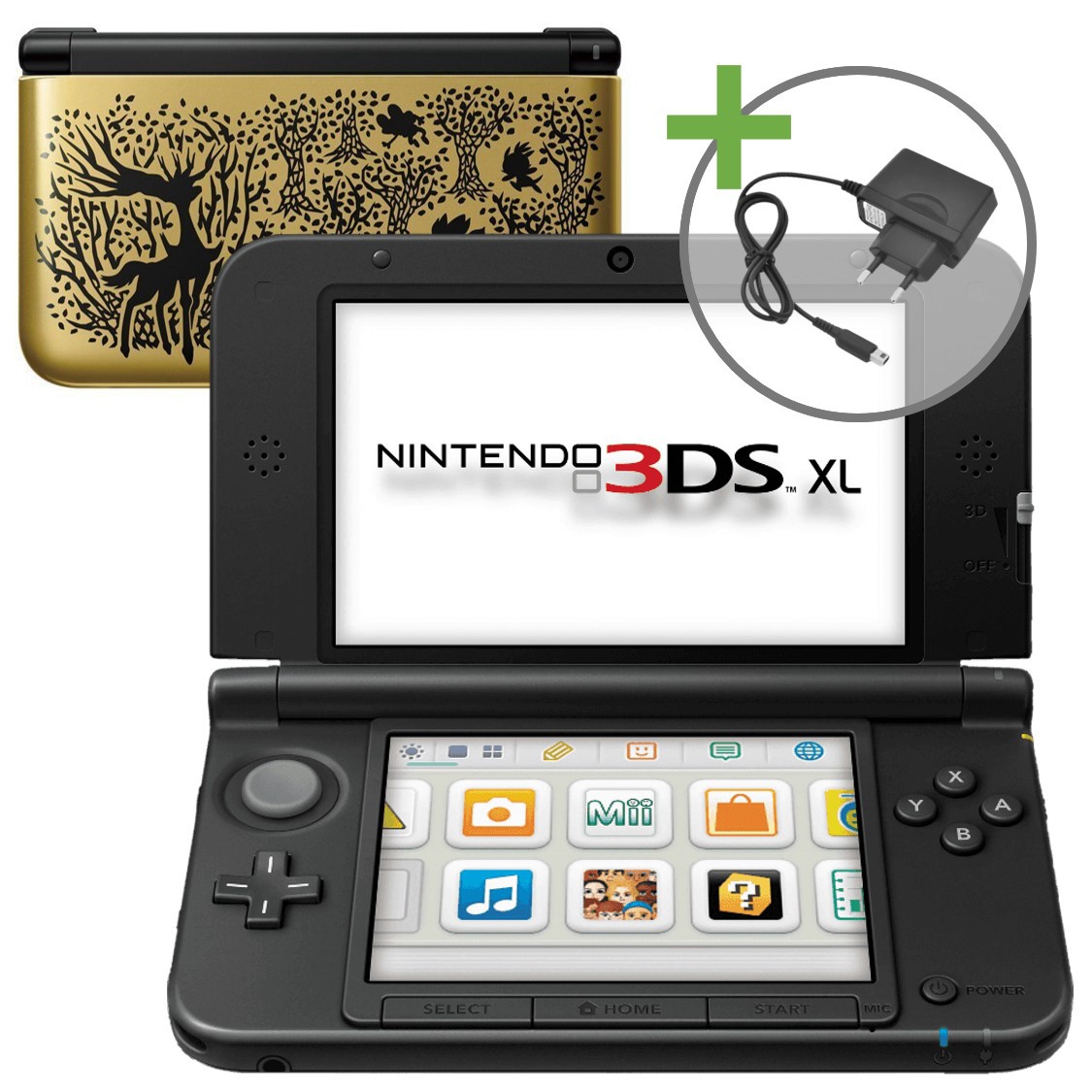 Nintendo 3DS XL - Pokémon X and Y Premium Gold Edition - Nintendo 3DS Hardware