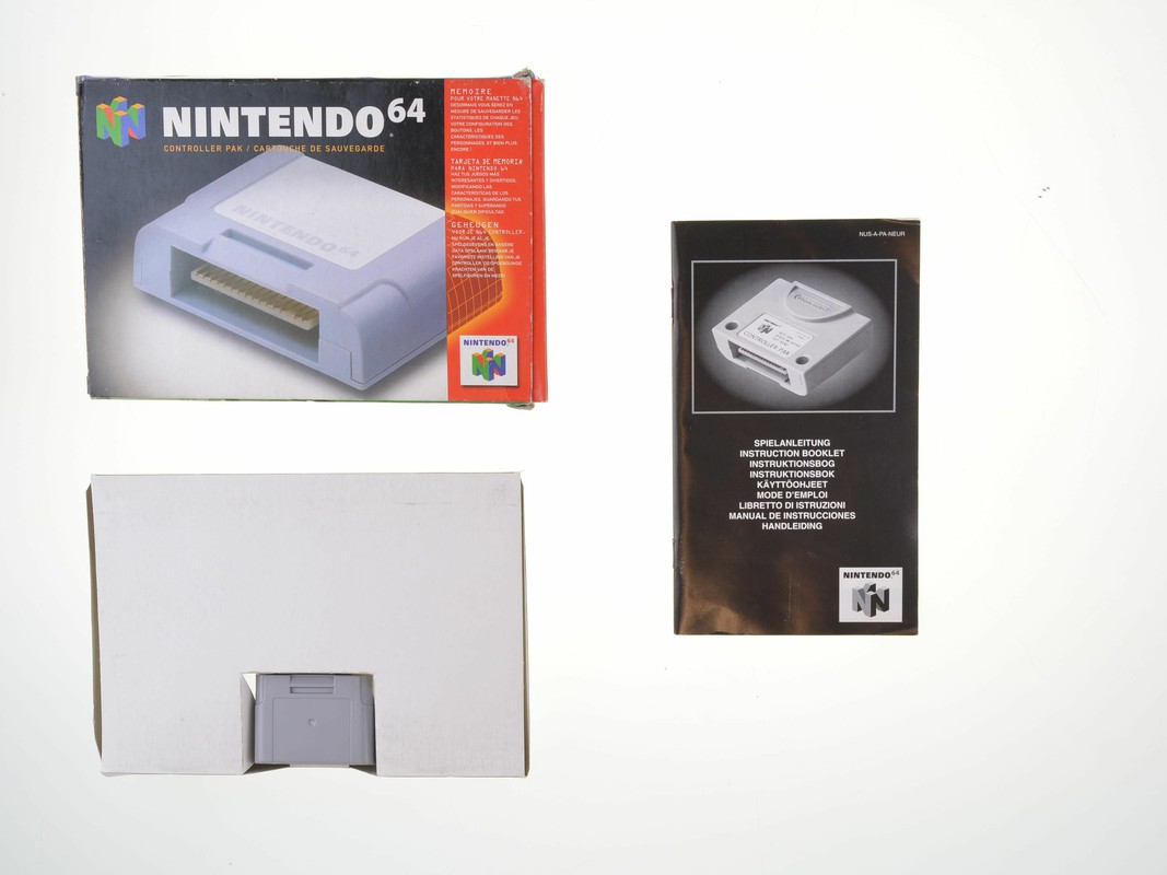 Originele Nintendo 64 Memory Card [Complete] - Nintendo 64 Hardware