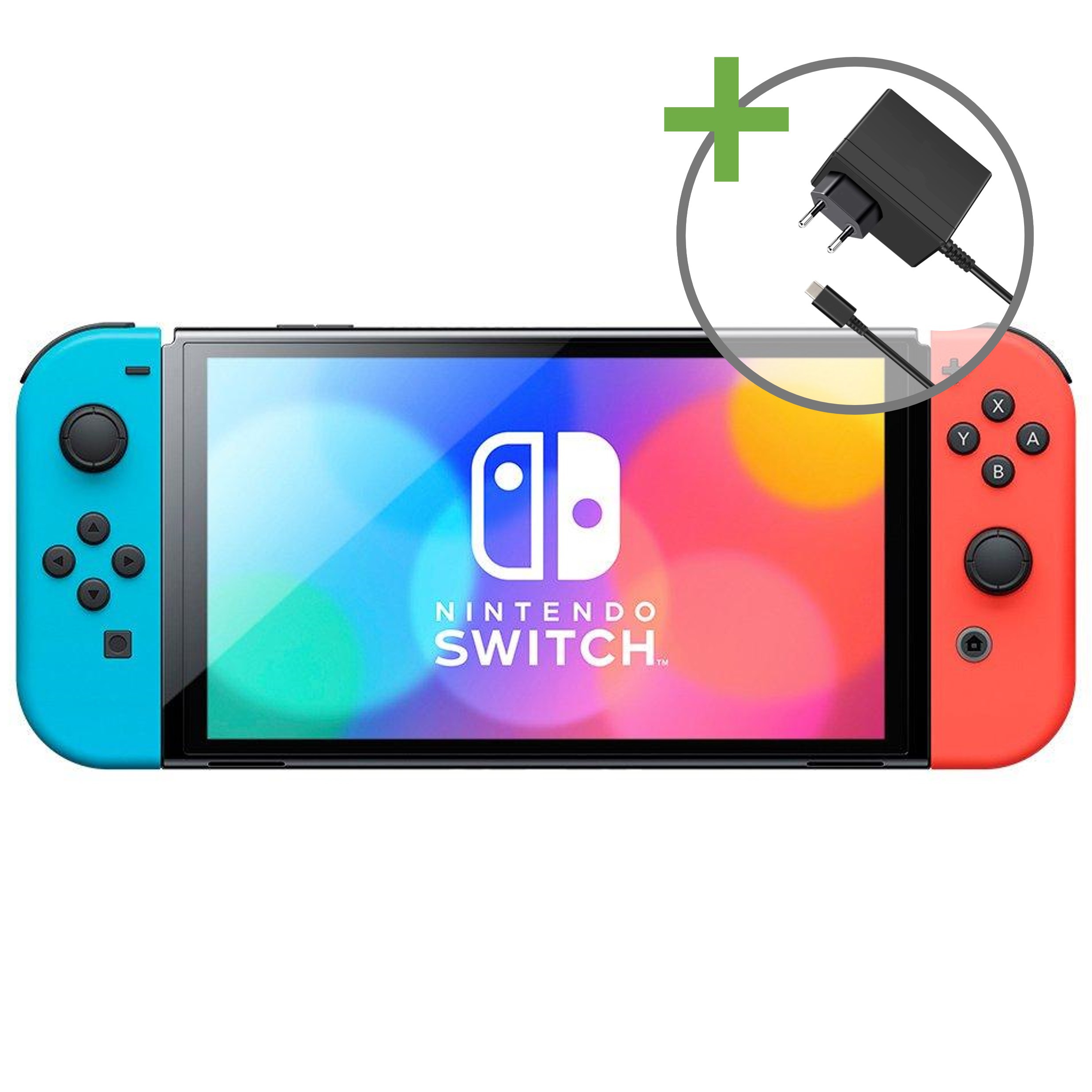 Nintendo Switch OLED Console - Red/Blue - Nintendo Switch Hardware