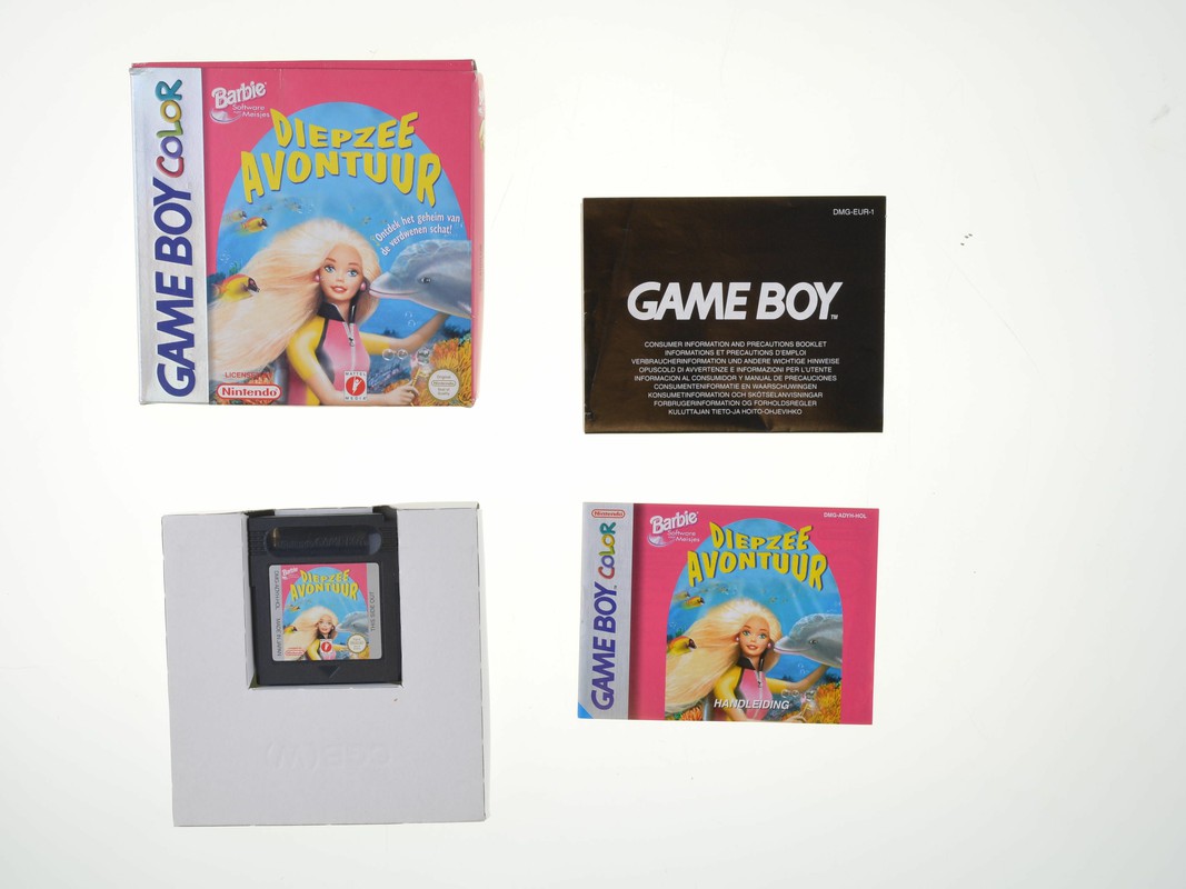 Barbie's Ocean Discovery - Gameboy Color Games [Complete]