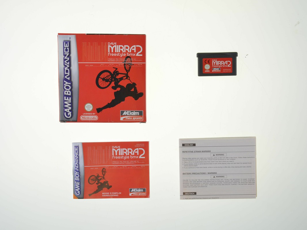 Dave Mirra Freestyle BMX 2 - Gameboy Advance Games [Complete]