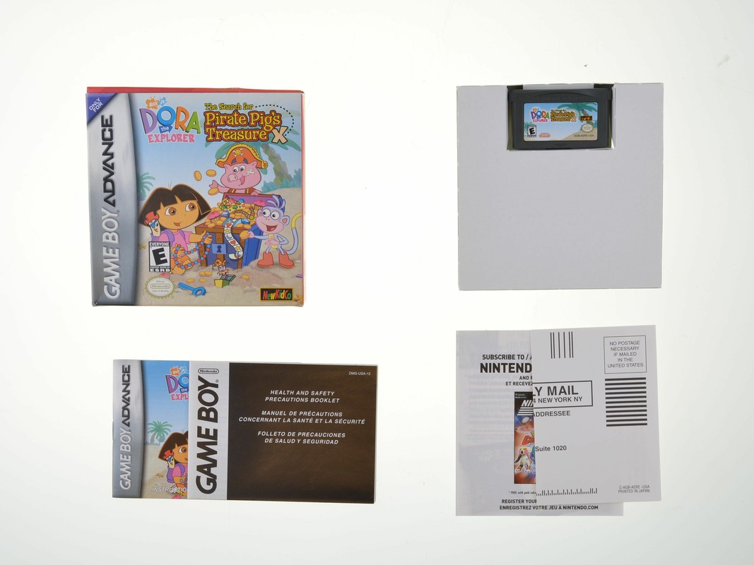 Dora the Explorer: Search for the Pirate Pig's Treasure - Gameboy Advance Games [Complete]