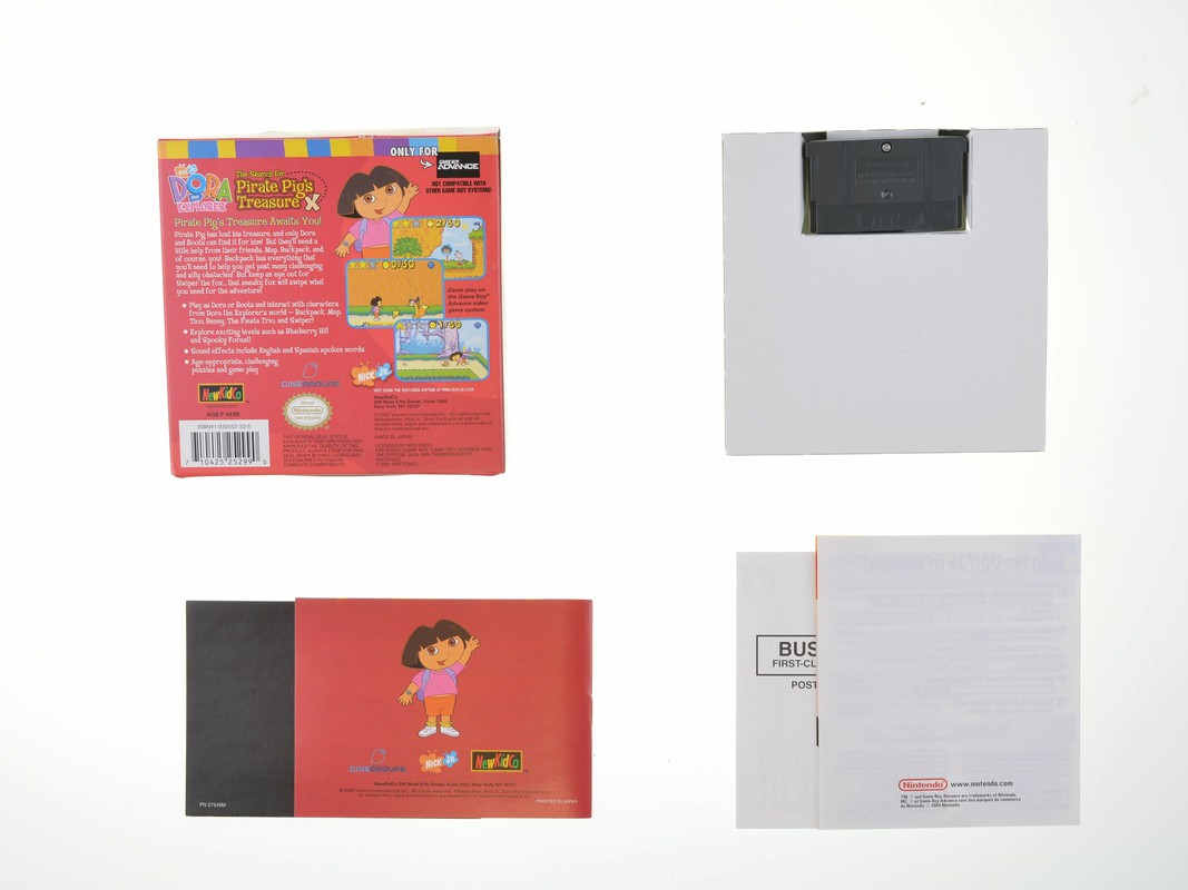 Dora the Explorer: Search for the Pirate Pig's Treasure - Gameboy Advance Games [Complete] - 2