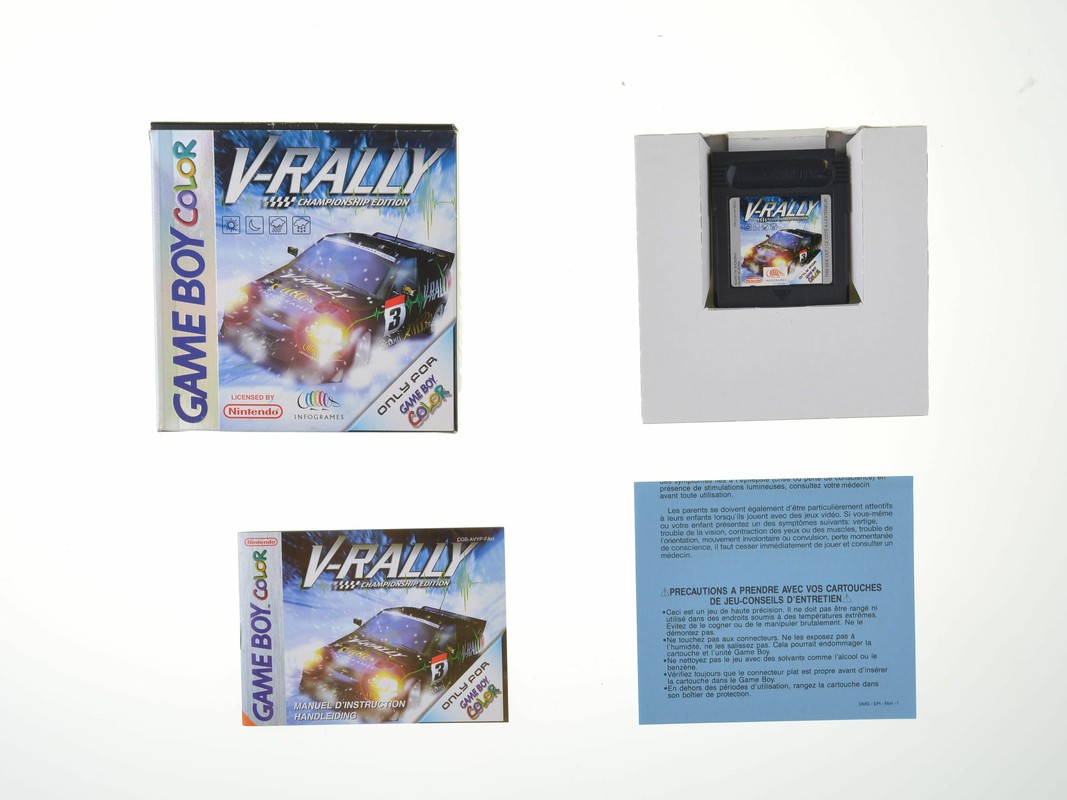 V-Rally Championship Edition - Gameboy Color Games [Complete]