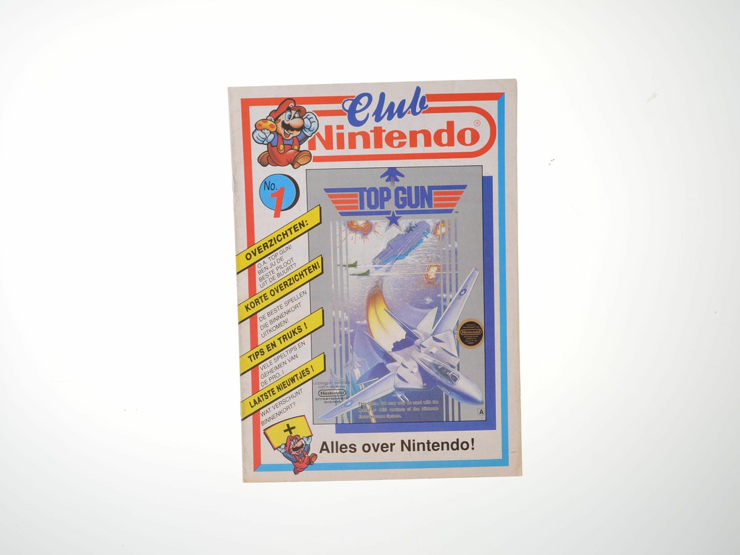 Club Nintendo Magazine - No. 1 - Nintendo NES Manuals
