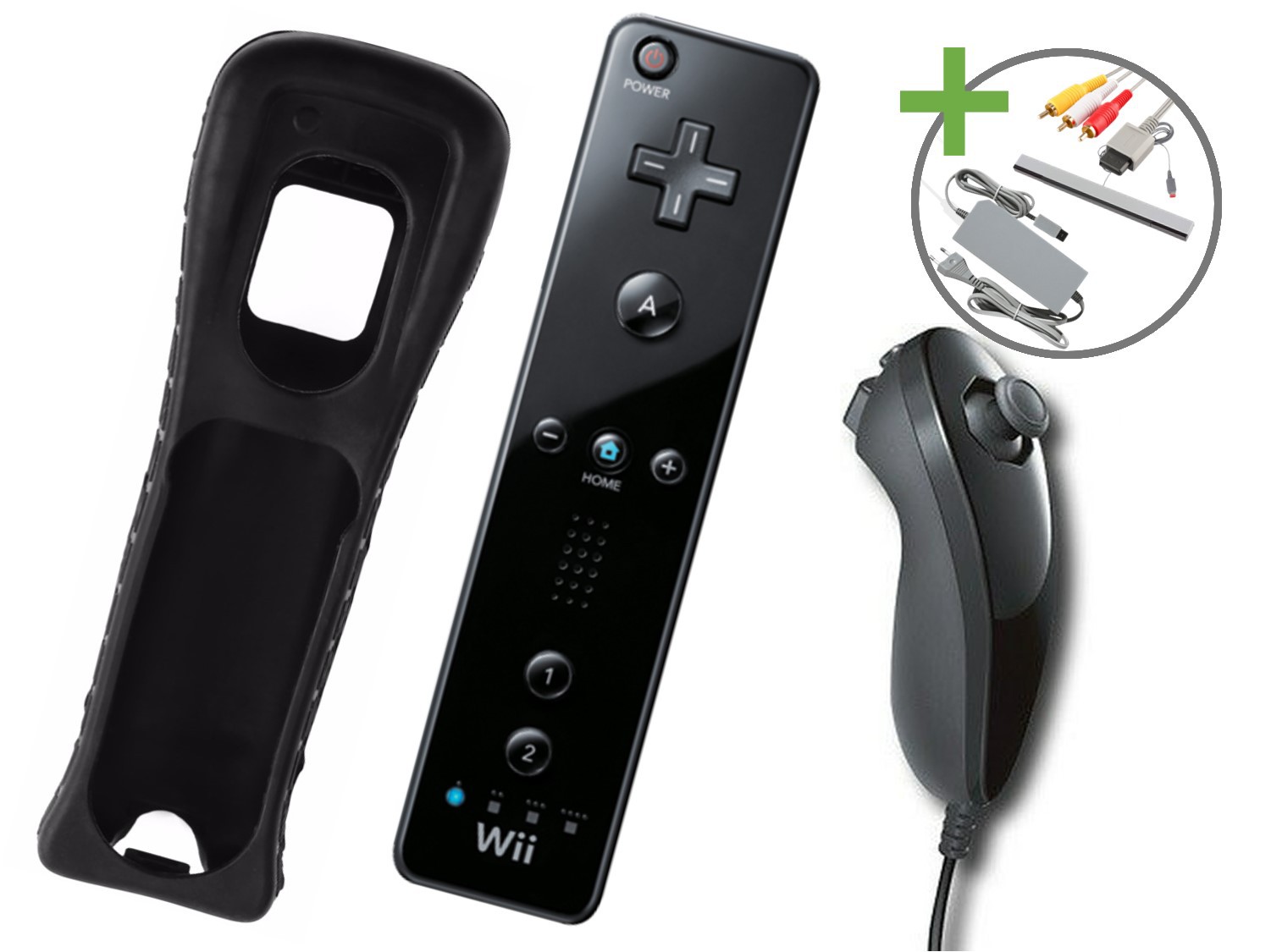 Nintendo Wii Starter Pack - Standard Black Edition - Wii Hardware - 3